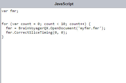 javascript script editor