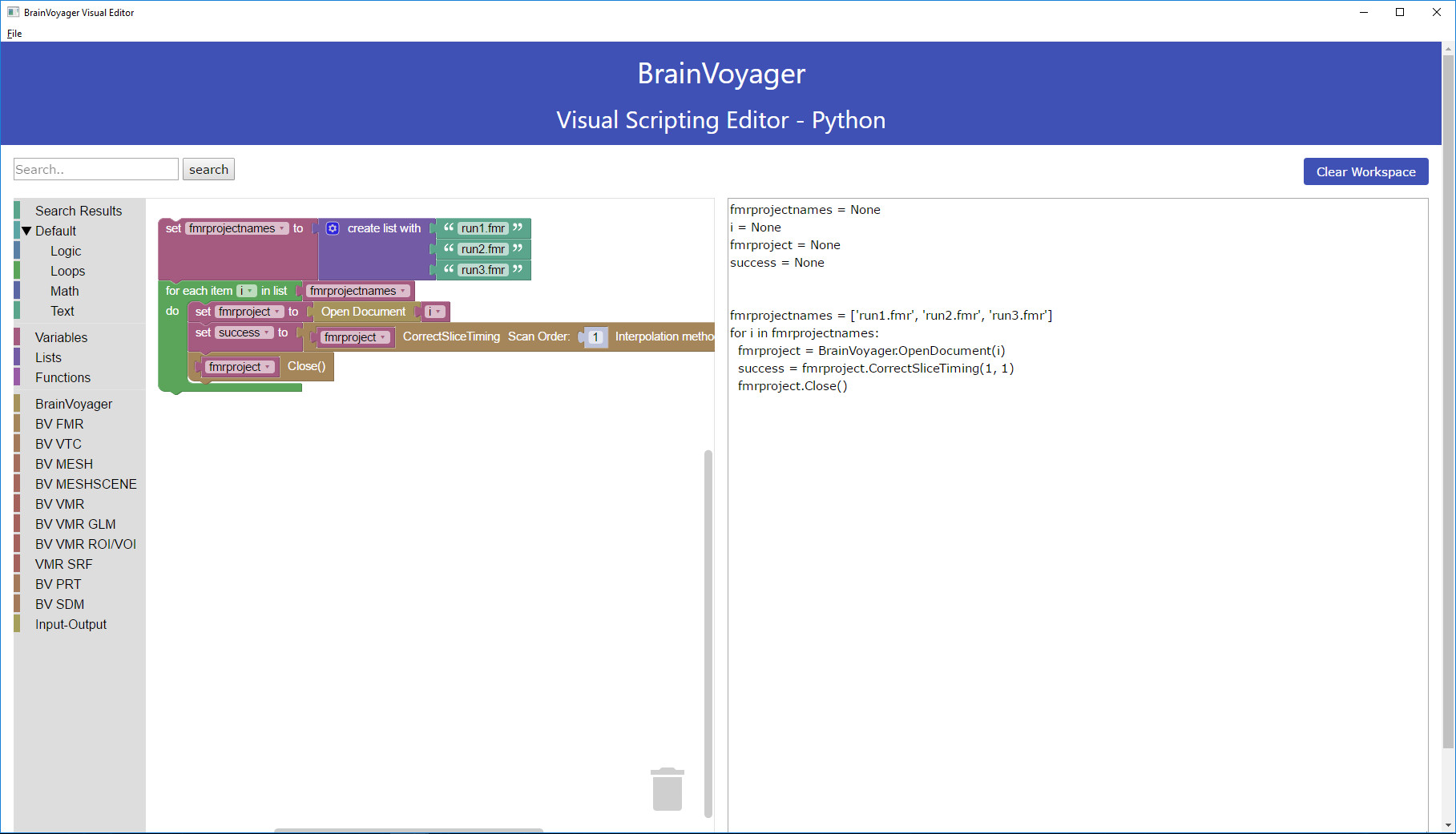 Visual graphic editor plugin version